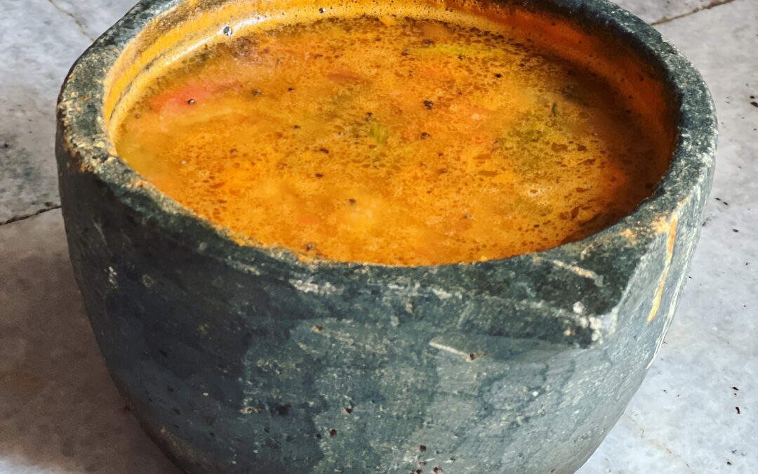 Making Rasam in a Kalchatti: A Timeless Tradition